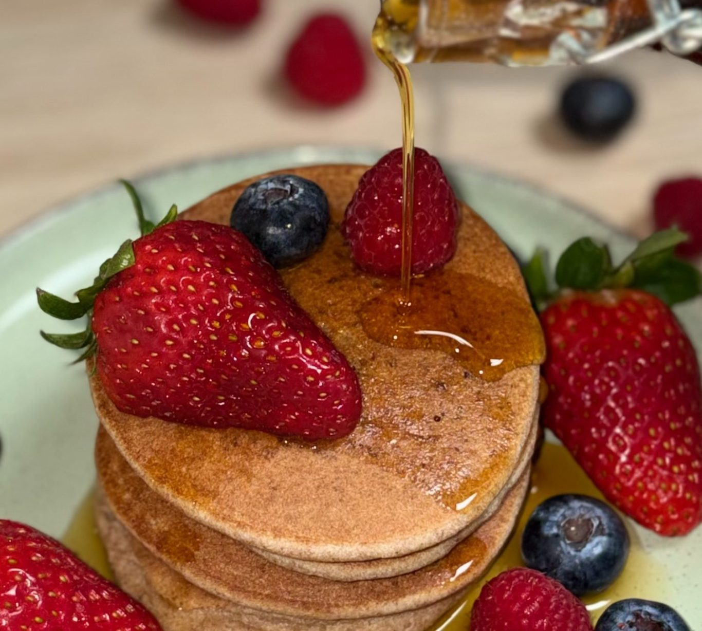 Pancakes à la farine de sarrasin