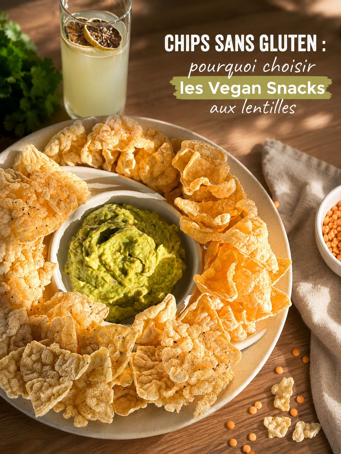 Chips sans gluten : pourquoi choisir les Vegan Snacks aux lentilles ?
